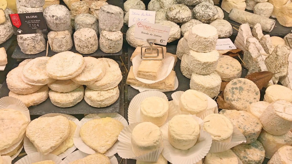 French cheese in biarritz