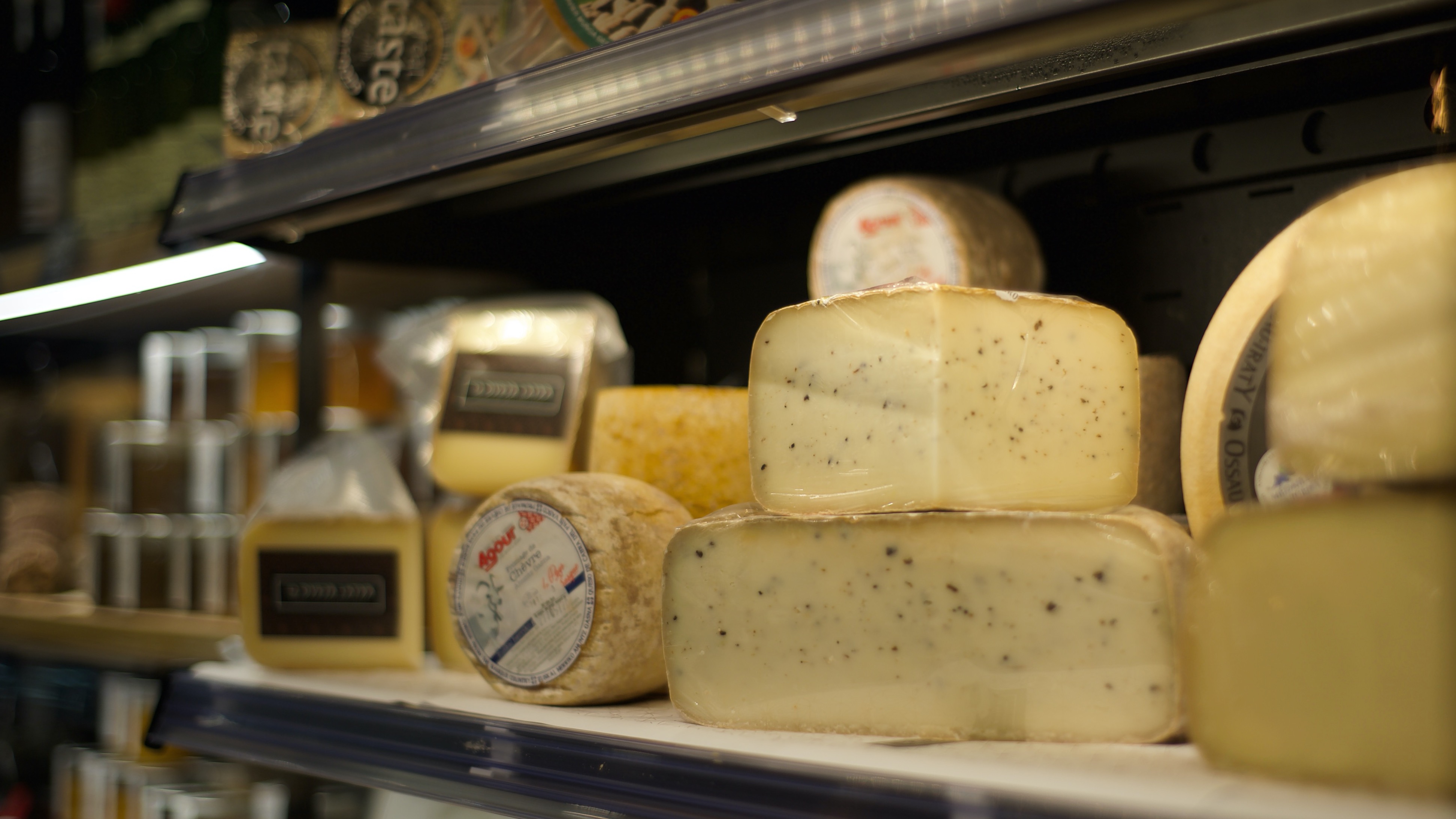 cheese in a French market saint jean de luz biarritz