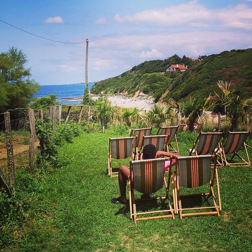 beach bars in French Basque Country 