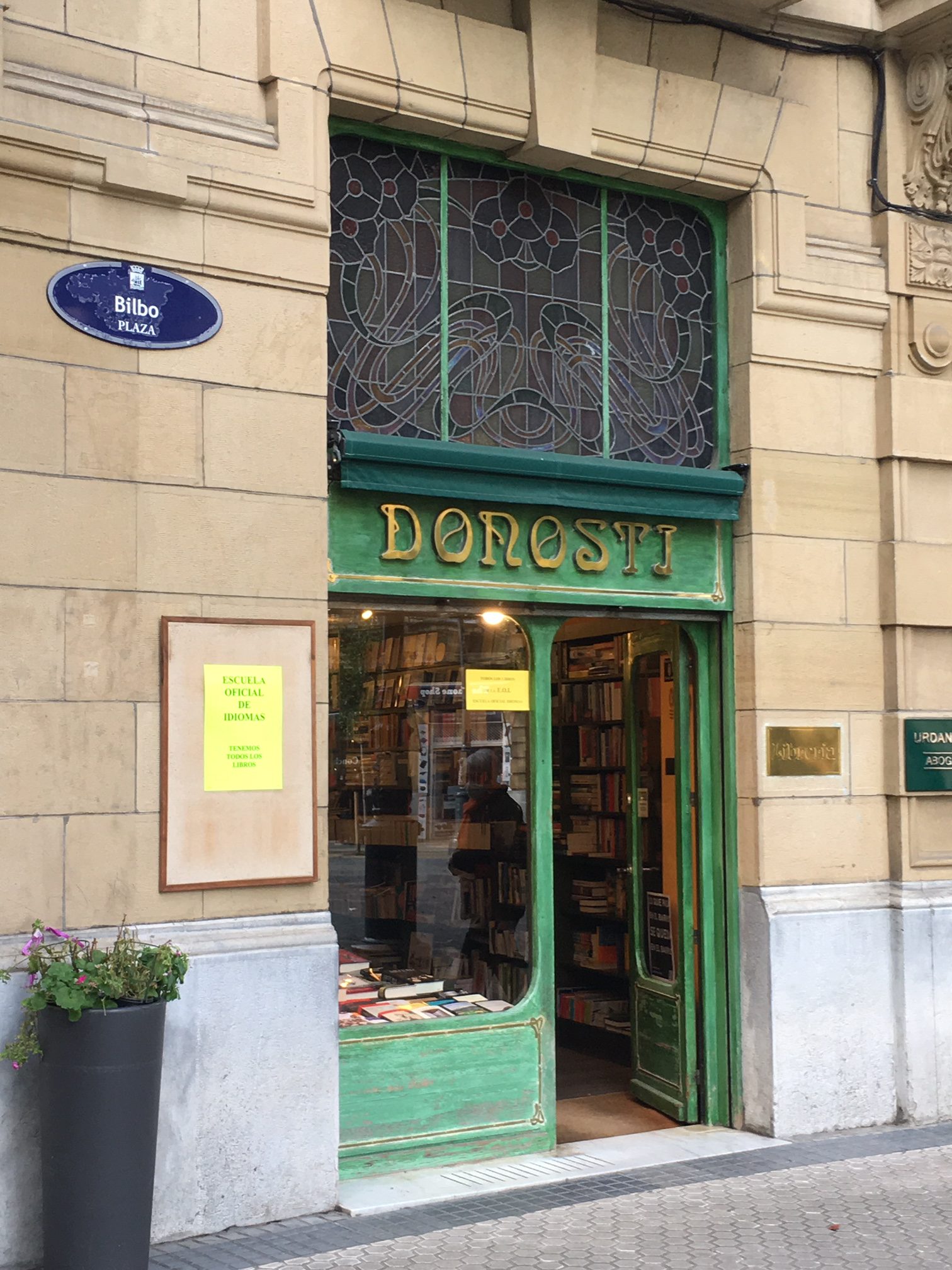 Donosti bookstore in San Sebastian