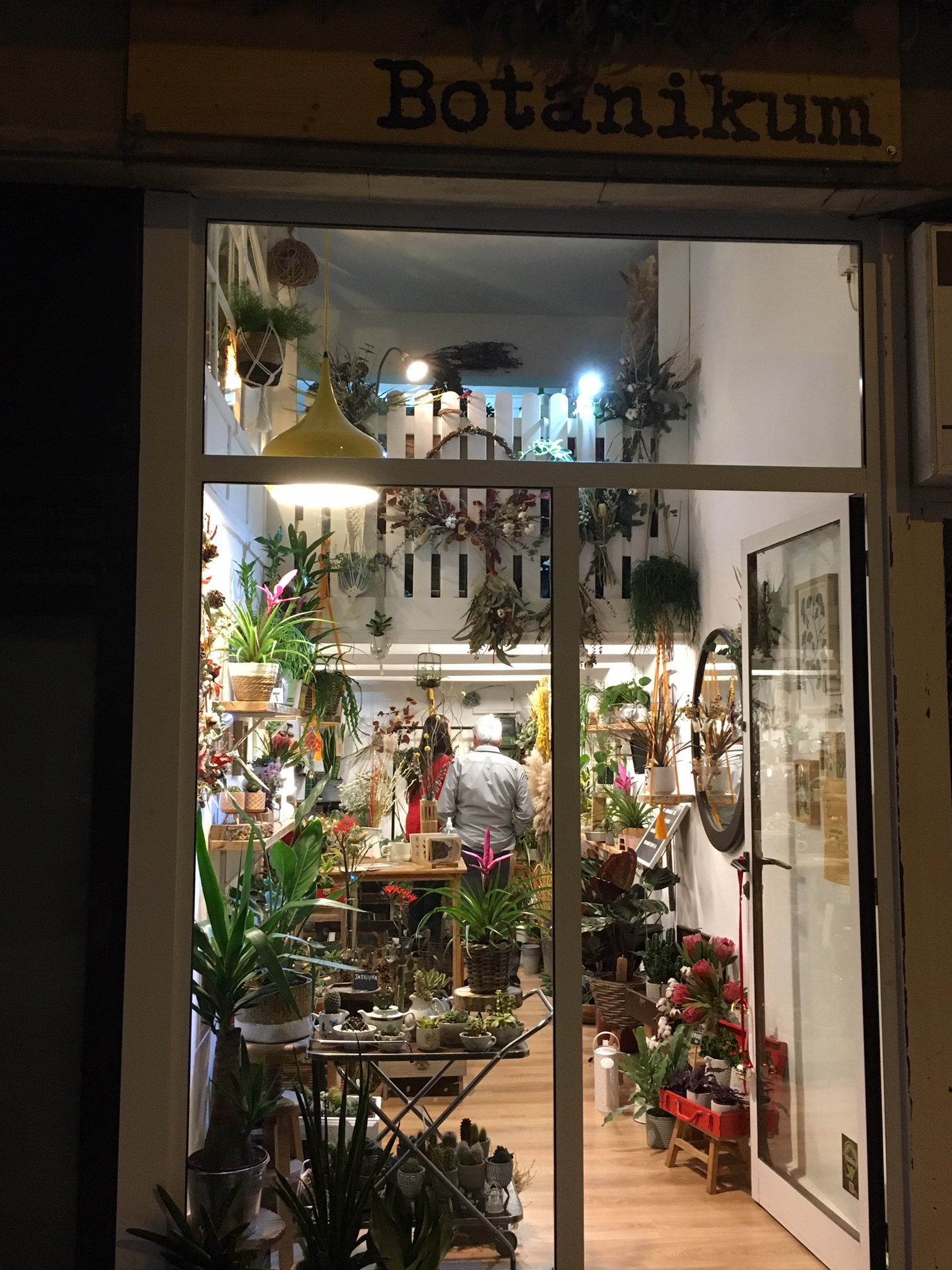 Botanikum flower shop in San Sebastian