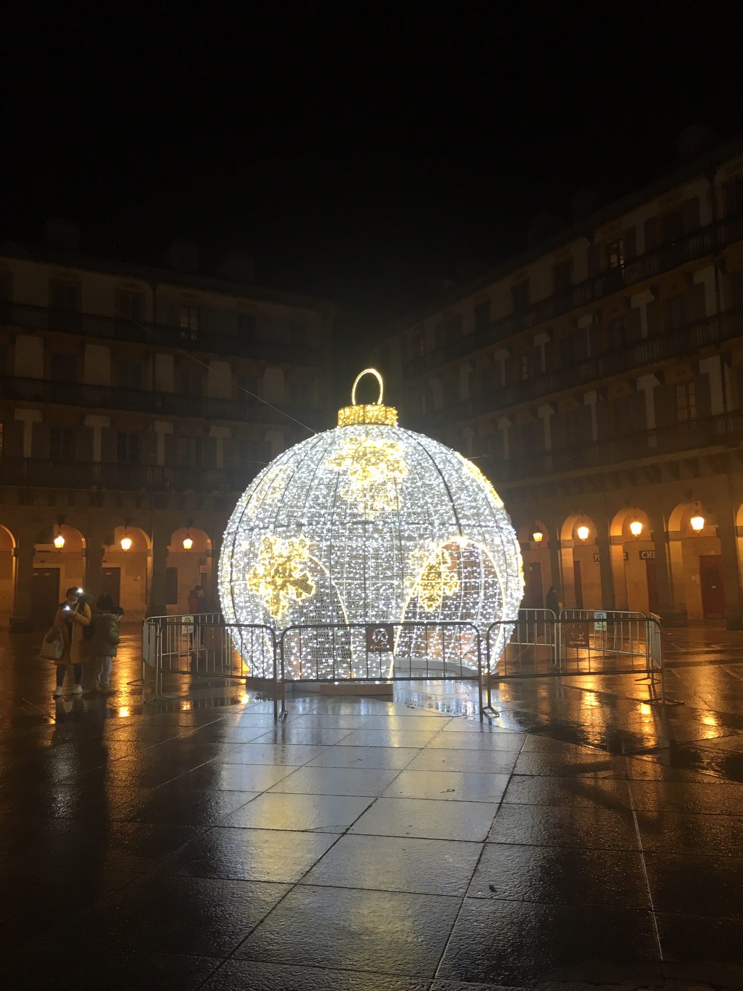 Christmas ball in San Sebastian