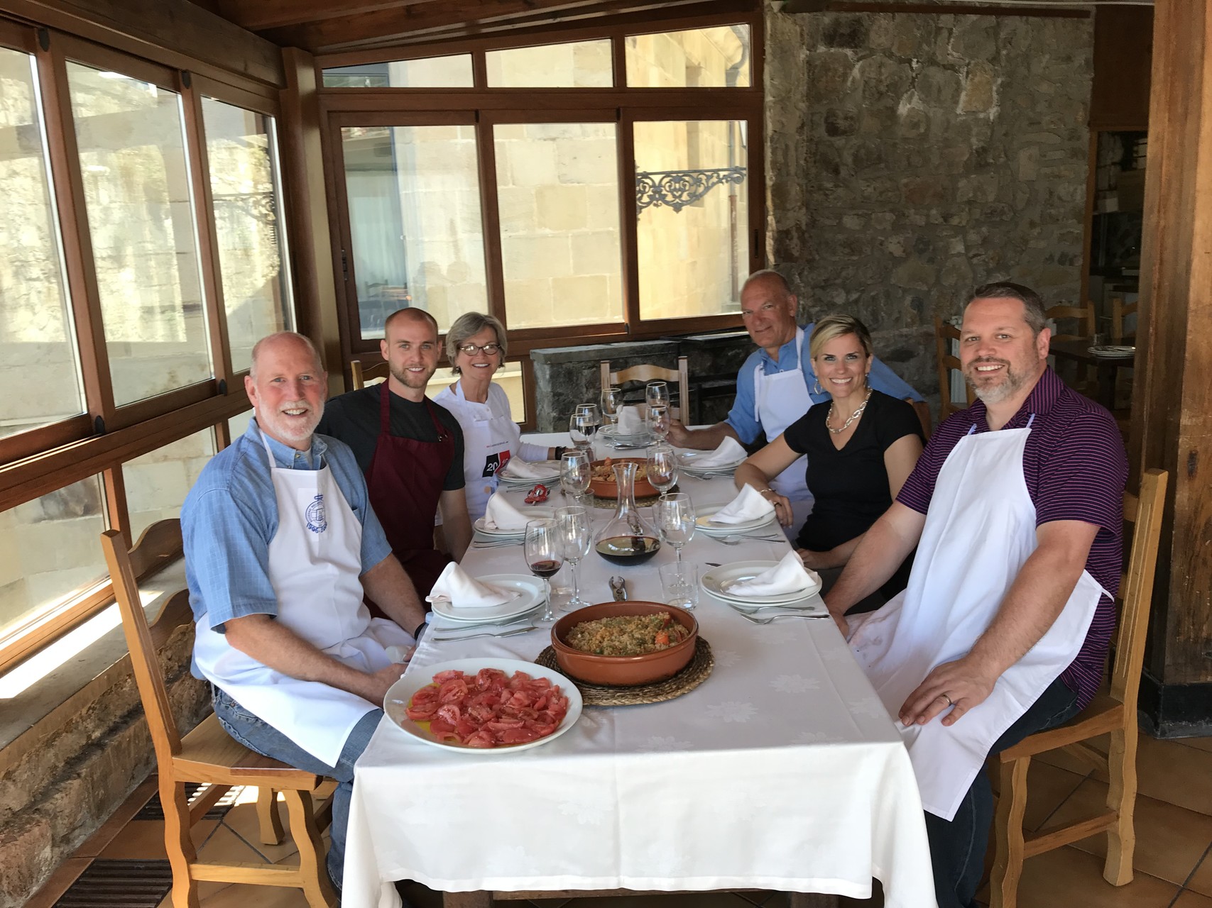 Cooking class in a gastronomic club in San Sebastian