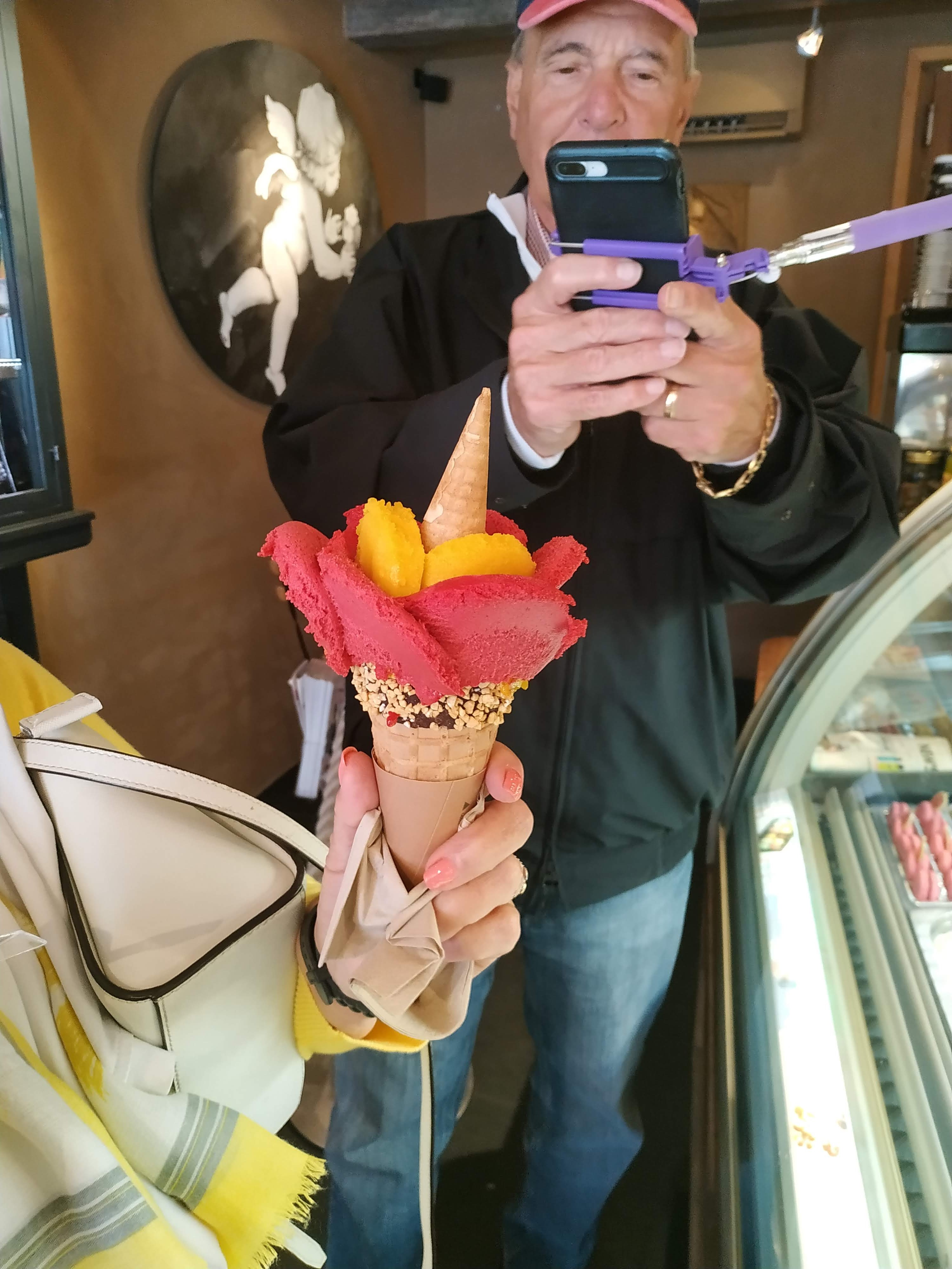 fancy ice cream in San Sebastian