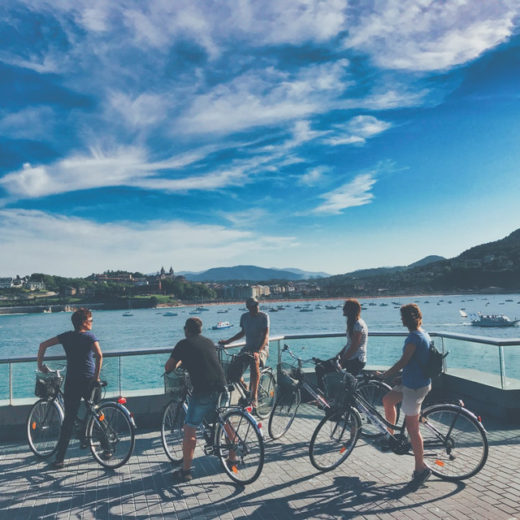 Bike tour in San Sebastian